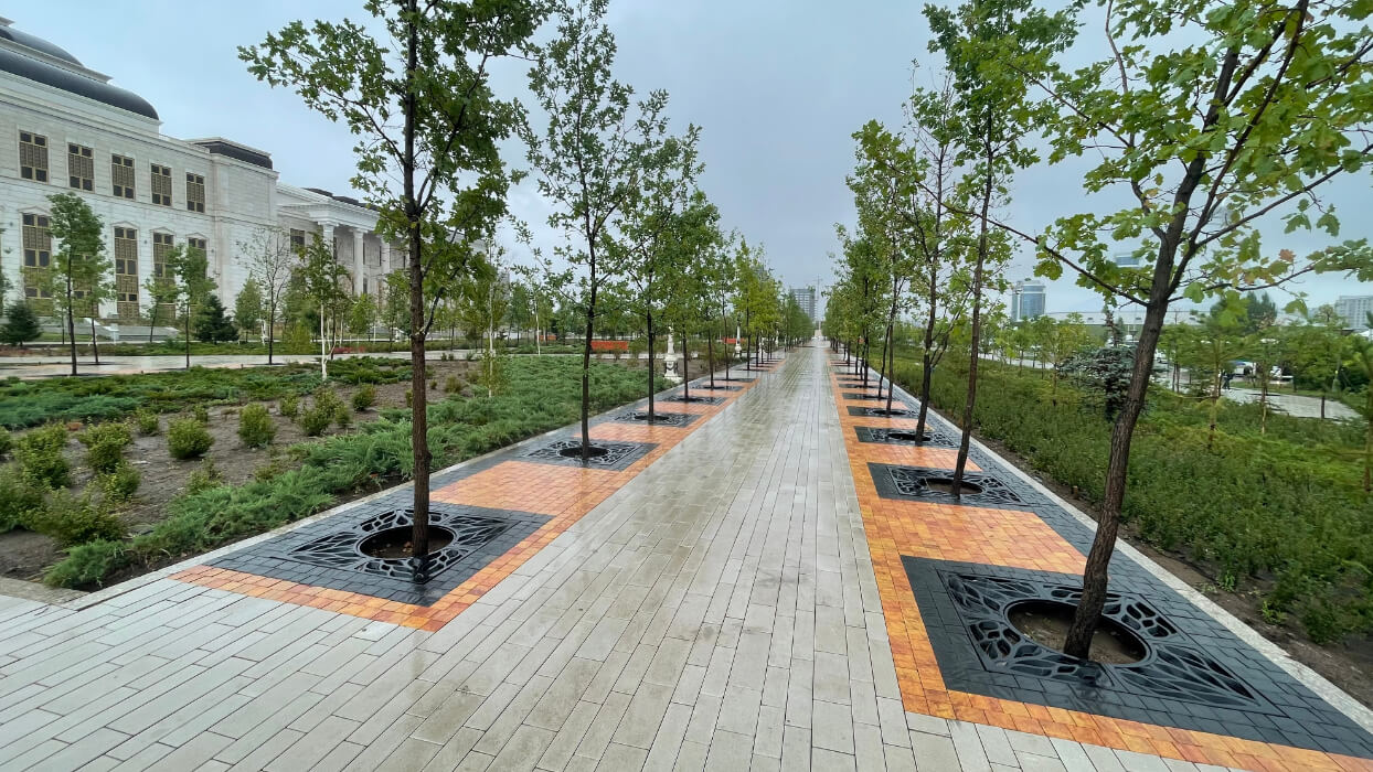 Приствольная решетка для дерева ZKING CRUST 1.2х1.2м Черная в Коломне фото