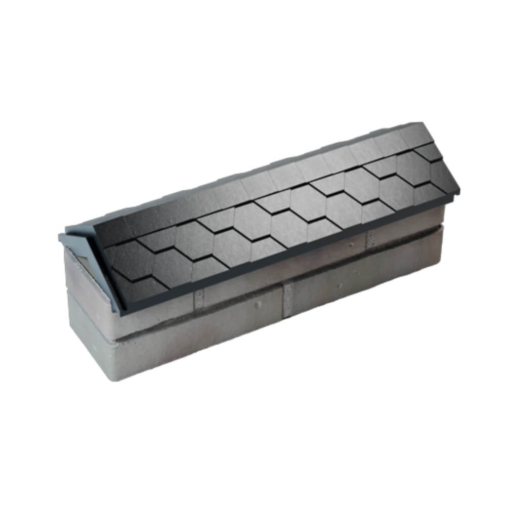 Парапет Zking Эверест Черный с посадкой на 0.5 кирпича (130мм) в Коломне фото