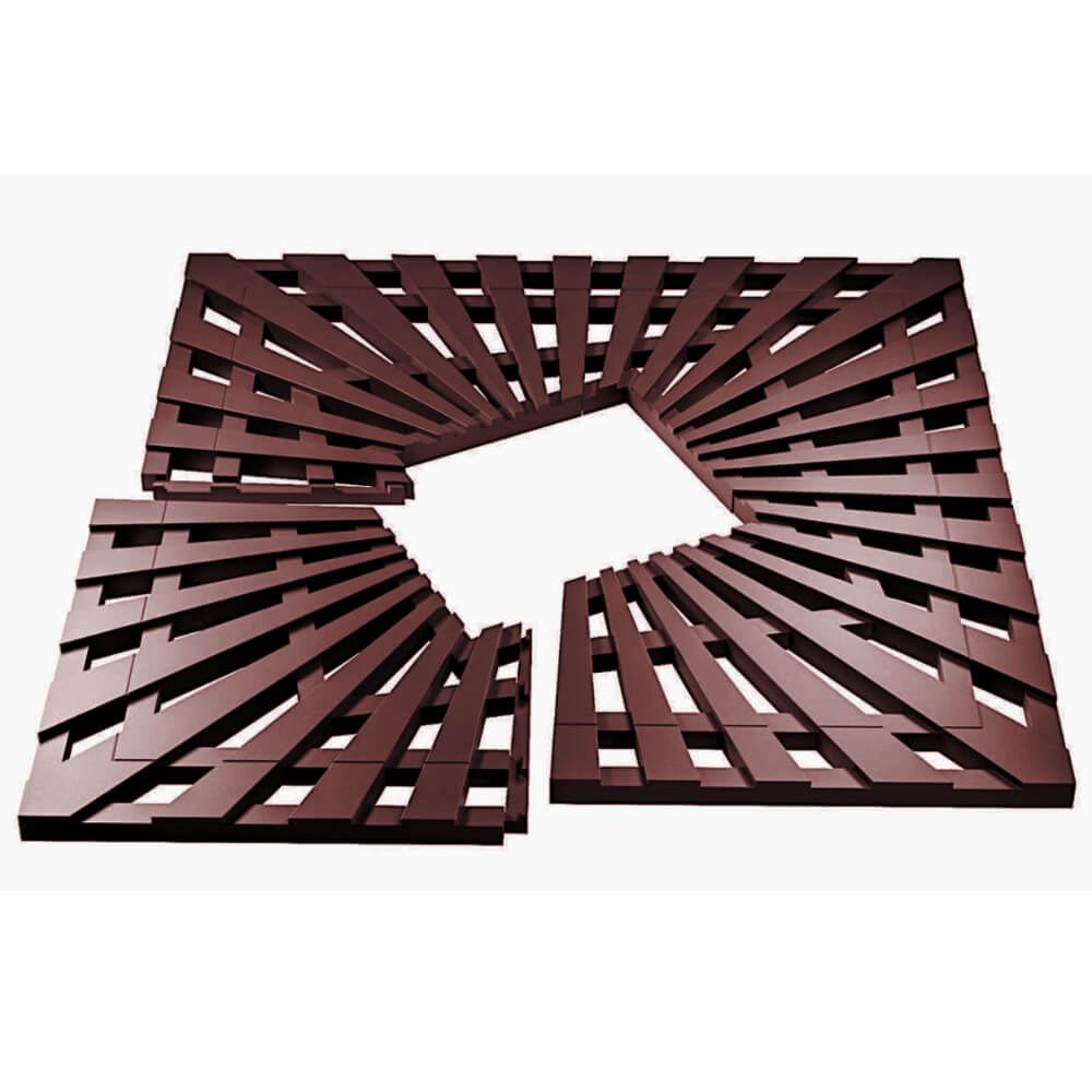 Приствольная решетка для дерева ZKING ATMOSPHERE 1.2х1.2м Коричневая в Коломне фото