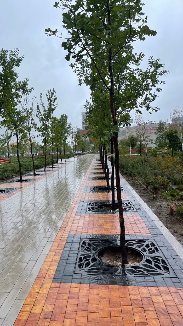 Приствольная решетка для дерева ZKING CRUST 1.2х1.2м Черная в Коломне фото