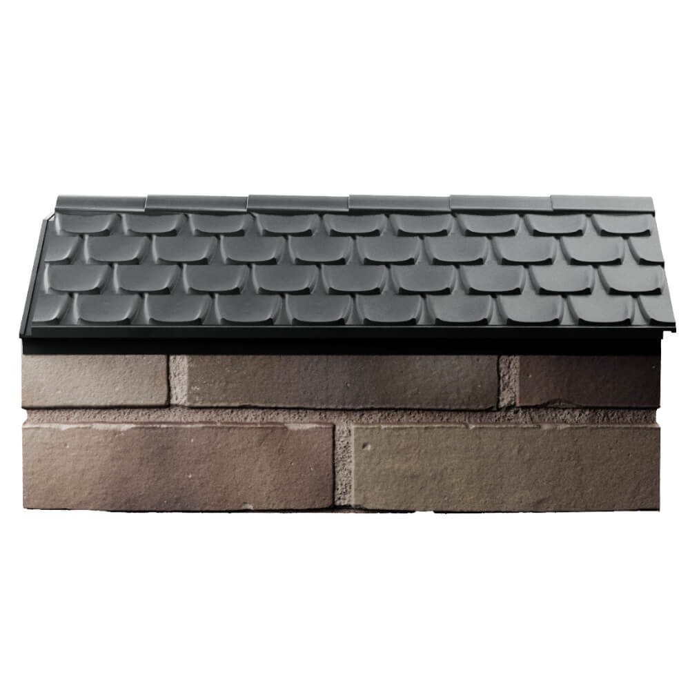 Парапет Zking Эльбрус Серый с посадкой на 1 кирпич (255мм) в Коломне фото