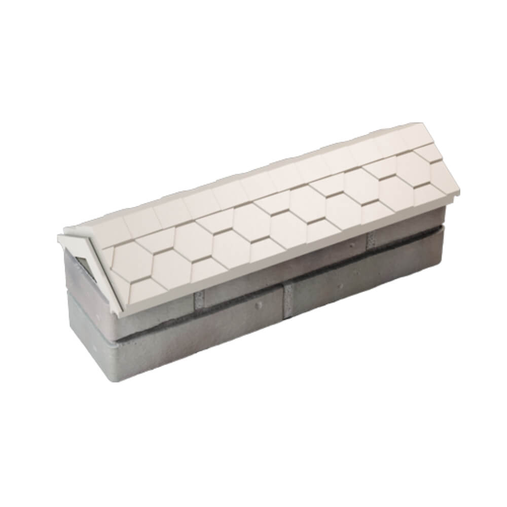 Парапет Zking Эверест Бежевый с посадкой на 0.5 кирпича (130мм) в Коломне фото