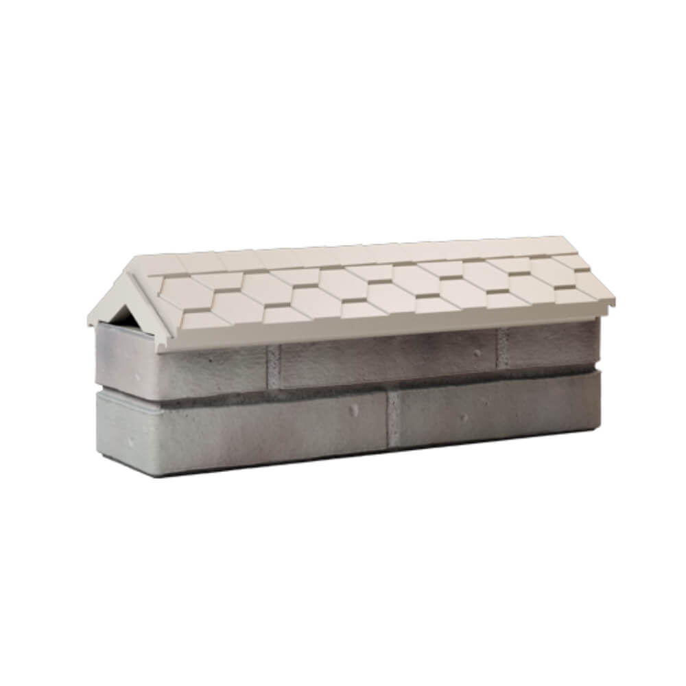 Парапет Zking Эверест Бежевый с посадкой на 0.5 кирпича (130мм) Коломна фото