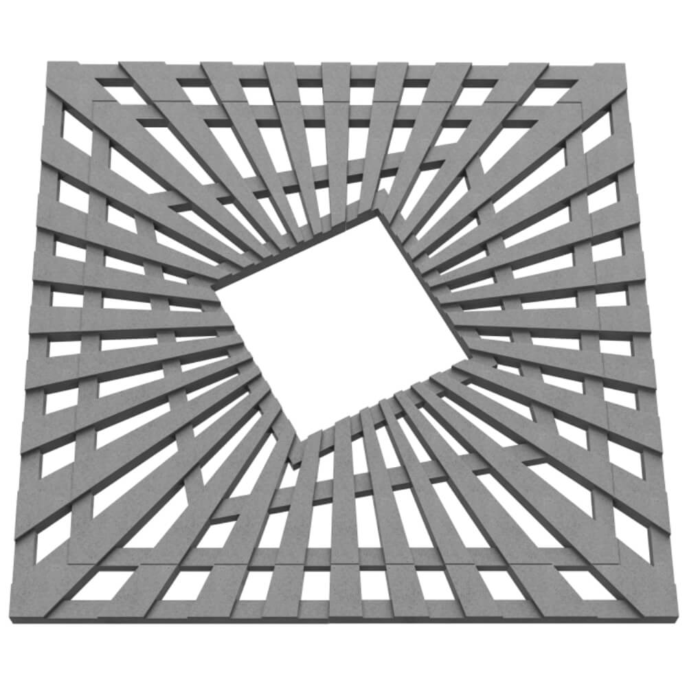 Приствольная решетка для дерева ZKING ATMOSPHERE 1.2х1.2м Серая в Коломне фото