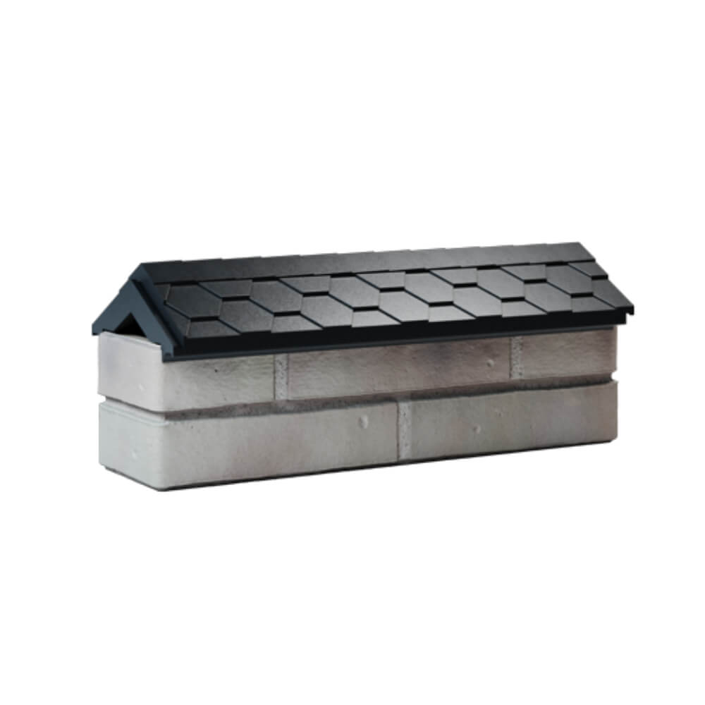 Парапет Zking Эверест Черный с посадкой на 0.5 кирпича (130мм) Коломна фото