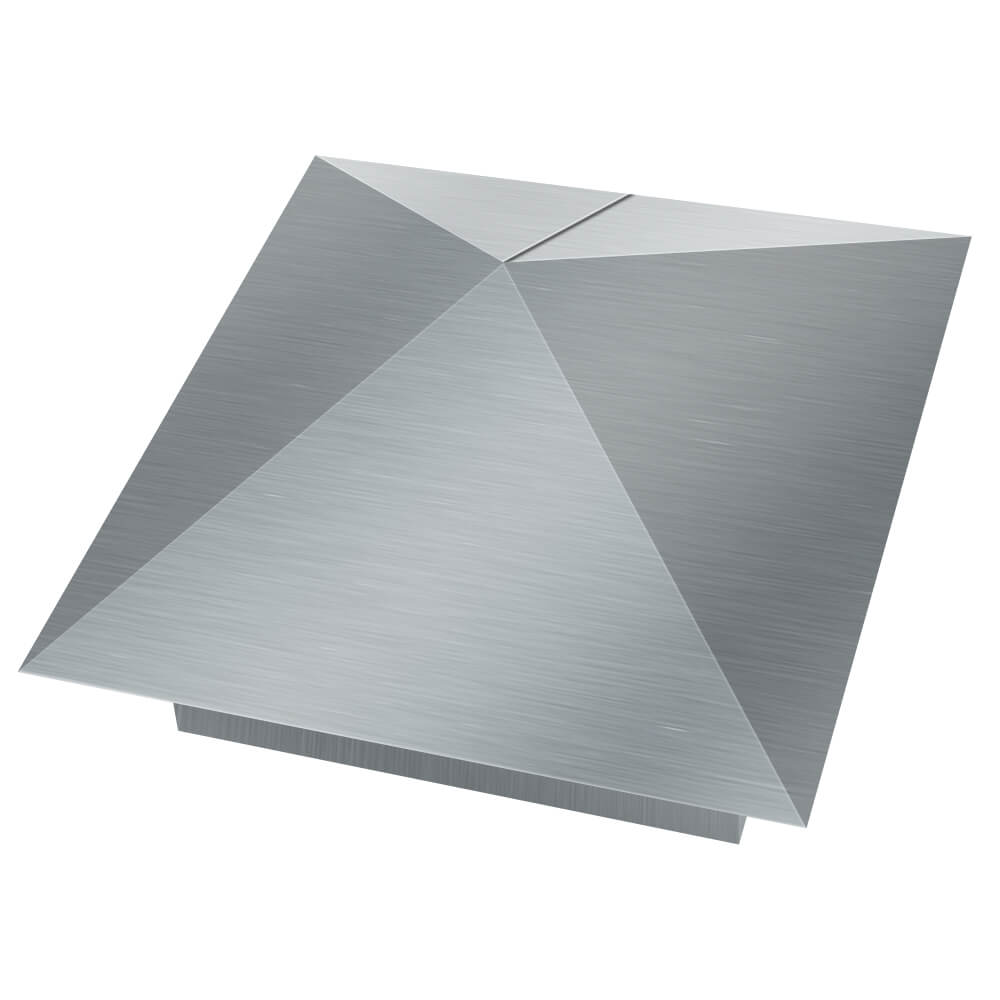 Колпак металлический 380х380мм оцинкованный заборный Коломна фото