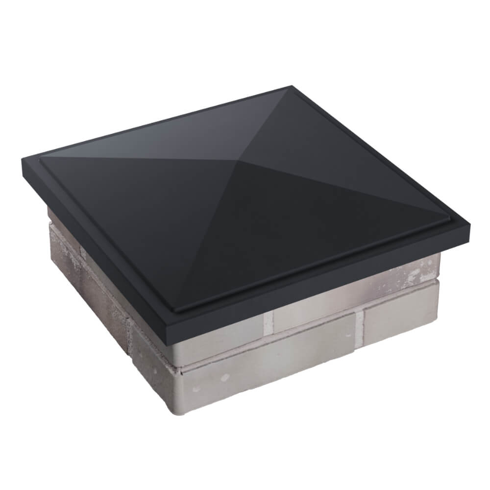 Колпак Zking БонаМоно Серый на столб 1.5х1.5 кирпича (385х385, 400х400мм) в Коломне фото