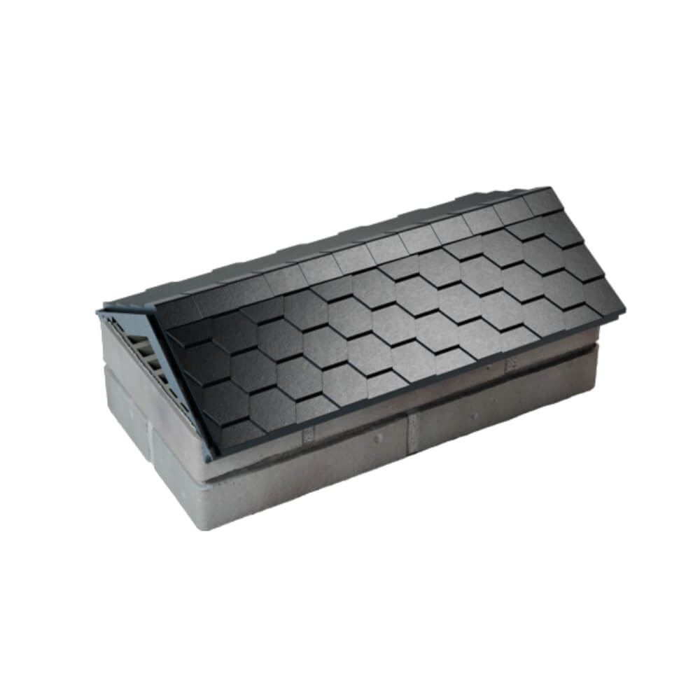 Парапет Zking Эверест Черный с посадкой на 1 кирпич (200/225/255мм) в Коломне фото