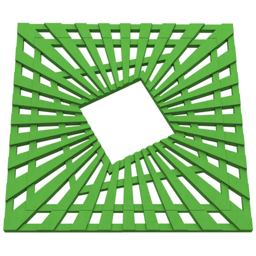 Приствольная решетка для дерева ZKING ATMOSPHERE 1.2х1.2м Зеленая в Коломне фото