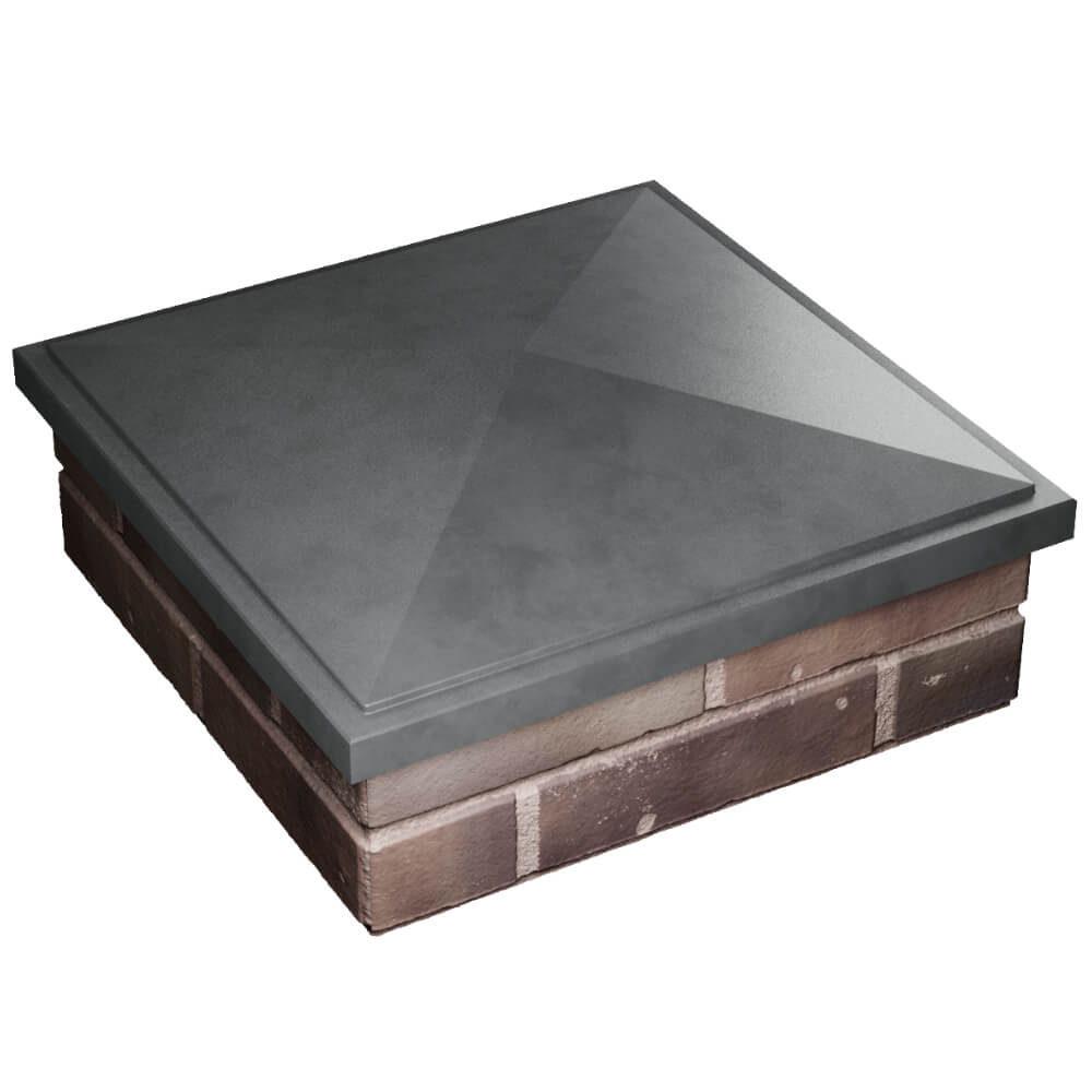 Колпак Zking БонаМоно Серый на столб 2х2 кирпича (515х515, 530х530мм) в Коломне фото