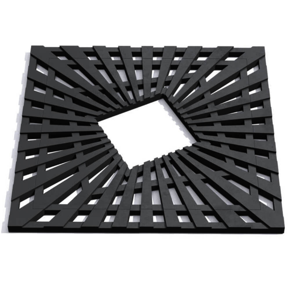 Приствольная решетка для дерева ZKING ATMOSPHERE 1.2х1.2м Черная Коломна фото