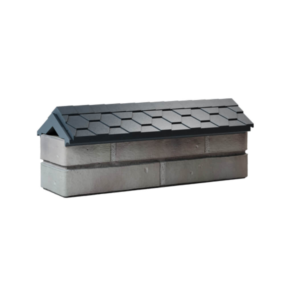 Парапет Zking Эверест Серый с посадкой на 0.5 кирпича (130мм) Коломна фото