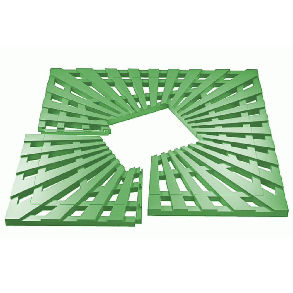 Приствольная решетка для дерева ZKING ATMOSPHERE 1.2х1.2м Зеленая в Коломне фото