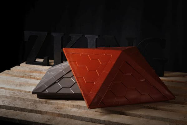 Колпак Zking Эверест Красный на столб 1.5х1.5 кирпича (390х390мм) в Коломне фото