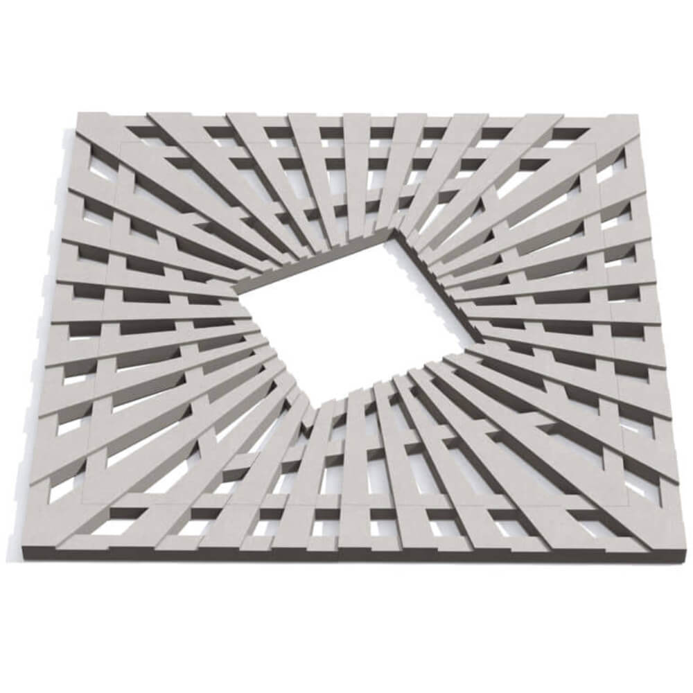 Приствольная решетка для дерева ZKING ATMOSPHERE 1.2х1.2м Бежевая Коломна фото