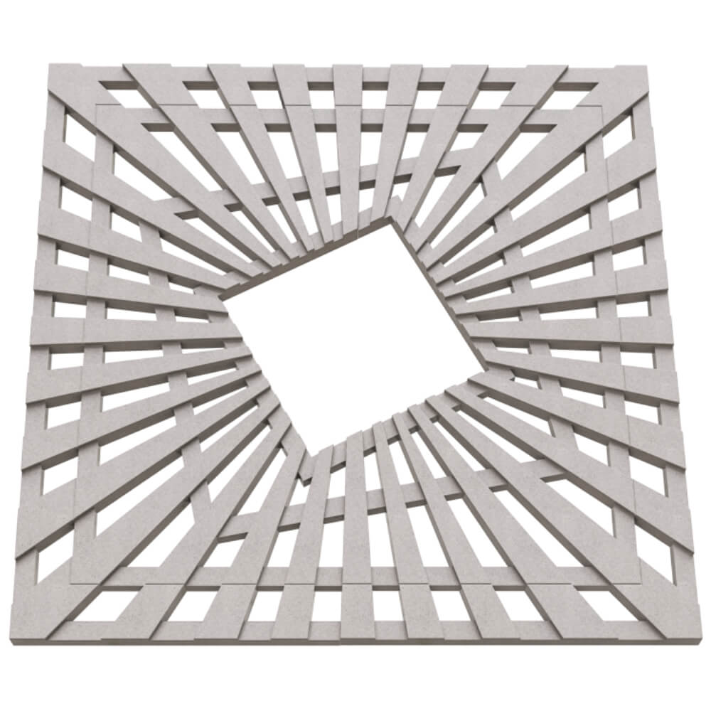 Приствольная решетка для дерева ZKING ATMOSPHERE 1.2х1.2м Бежевая в Коломне фото