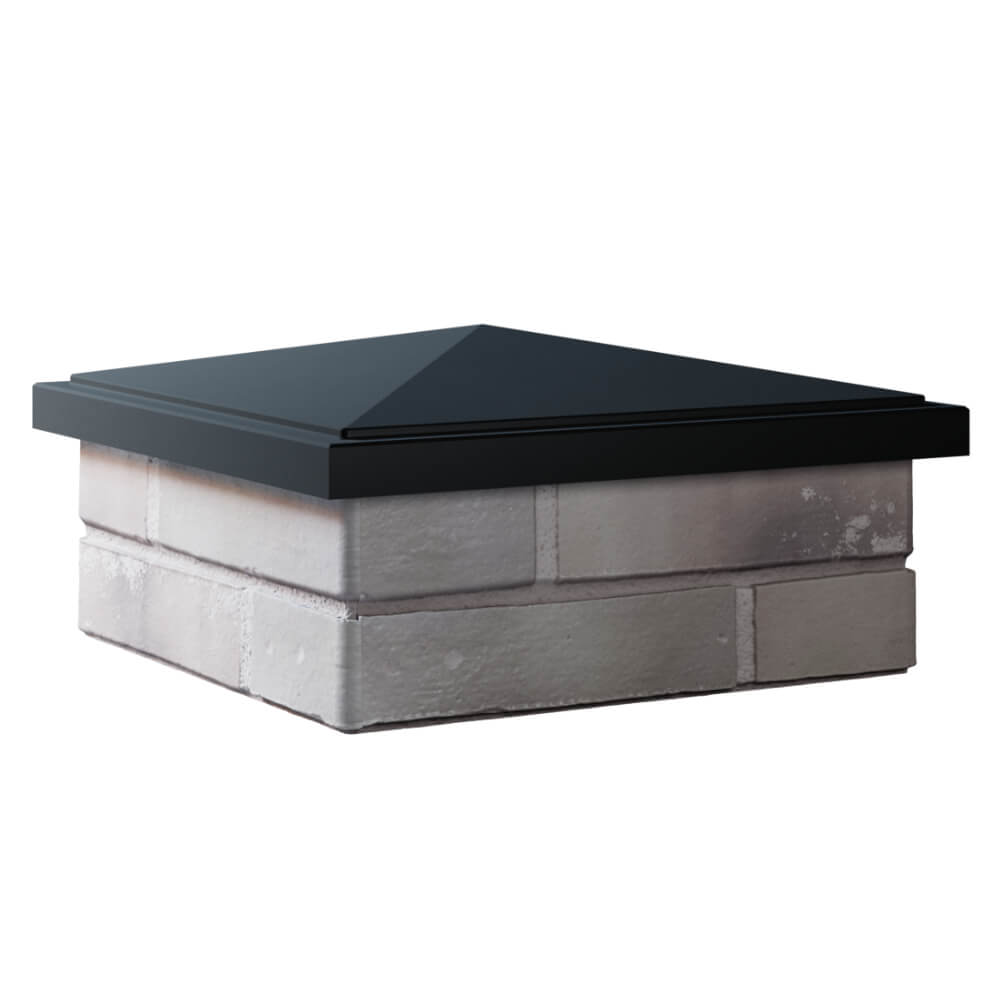 Колпак Zking БонаМоно Черный на столб 1.5х1.5 кирпича (385х385, 400х400мм) в Коломне фото