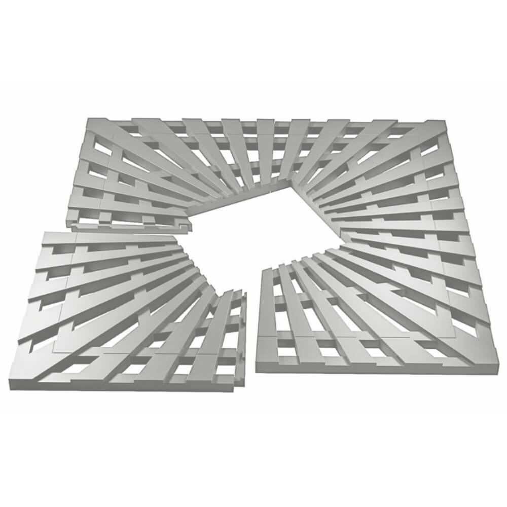 Приствольная решетка для дерева ZKING ATMOSPHERE 1.2х1.2м Бежевая в Коломне фото