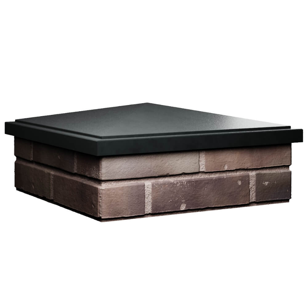 Колпак Zking БонаМоно Черный на столб 2х2 кирпича (515х515, 530х530мм) в Коломне фото