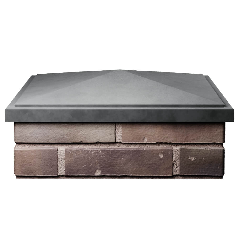 Колпак Zking БонаМоно Серый на столб 2х2 кирпича (515х515, 530х530мм) Коломна фото