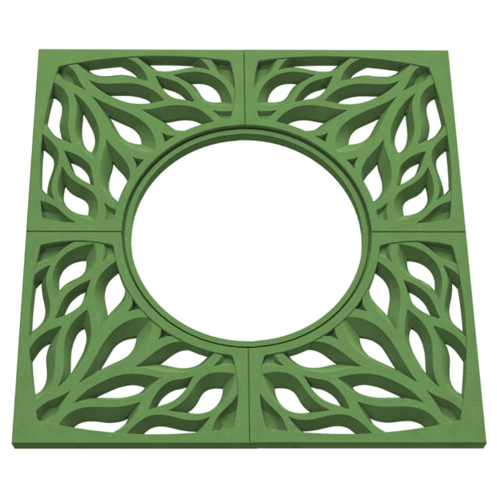 Приствольная решетка для дерева ZKING CRUST 1.2х1.2м Зеленая в Коломне фото