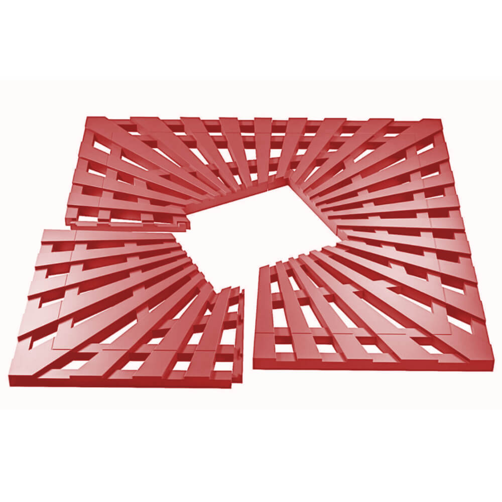 Приствольная решетка для дерева ZKING ATMOSPHERE 1.2х1.2м Красная в Коломне фото