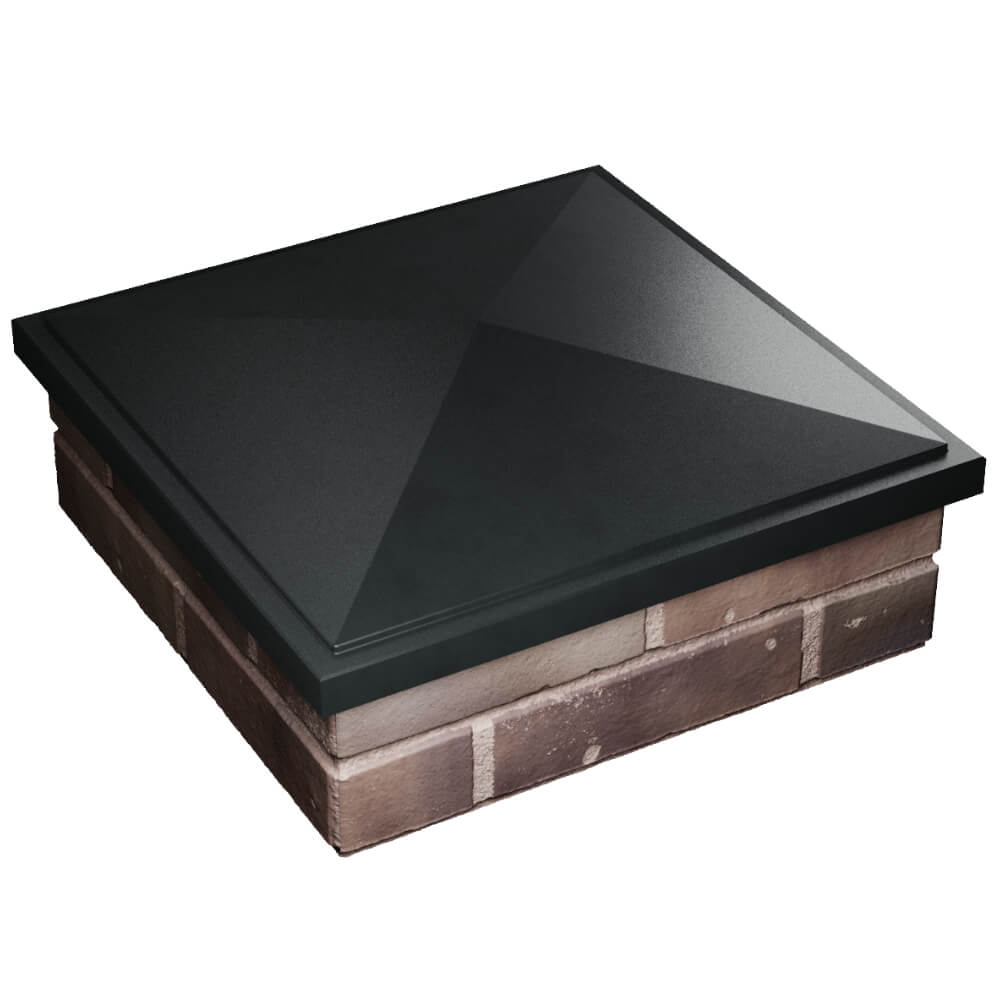 Колпак Zking БонаМоно Черный на столб 2х2 кирпича (515х515, 530х530мм) в Коломне фото