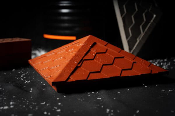 Колпак Zking Эверест Красный на столб 1.5х1.5 кирпича (390х390мм) в Коломне фото