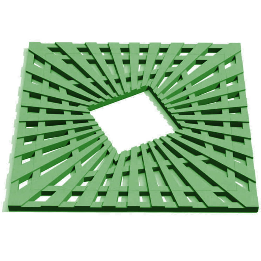 Приствольная решетка для дерева ZKING ATMOSPHERE 1.2х1.2м Зеленая Коломна фото