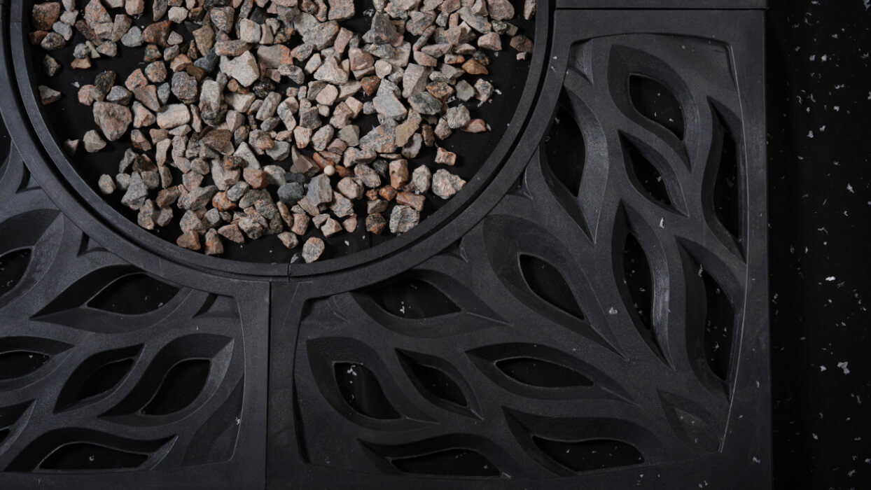 Приствольная решетка для дерева ZKING CRUST 1.2х1.2м Черная в Коломне фото