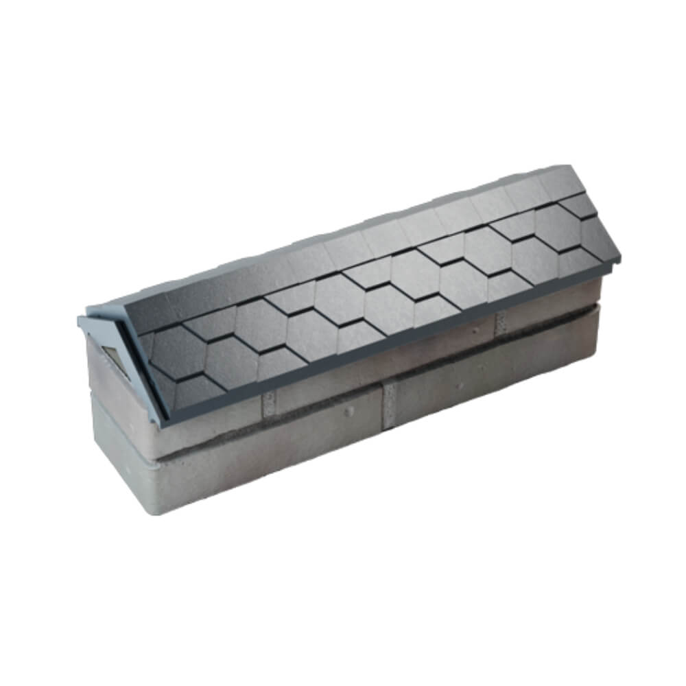 Парапет Zking Эверест Серый с посадкой на 0.5 кирпича (130мм) в Коломне фото